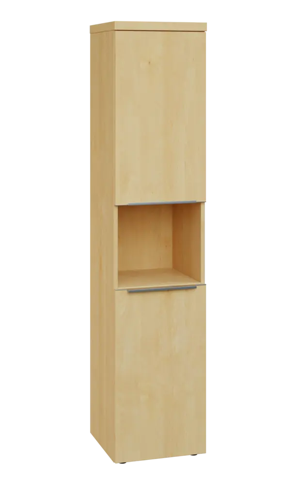 SIN 5 - 42DN kancelářská skříň, 2-dveřová/nika, pravá, 1820x400x400, javor horský